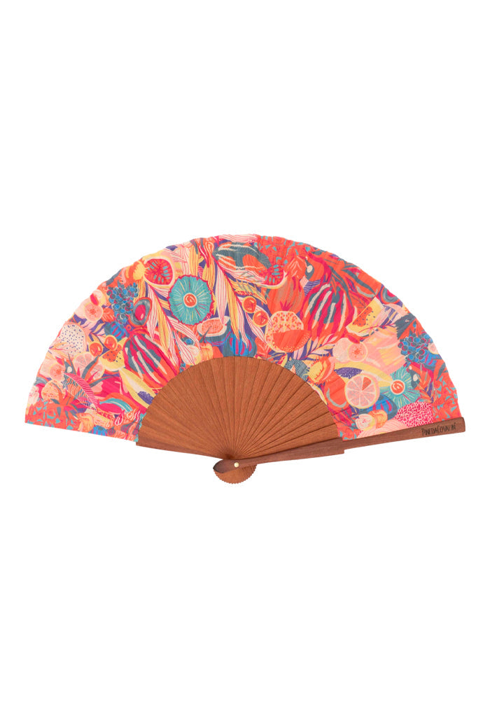 Abanico Iik Frutas Mexicanas Azul