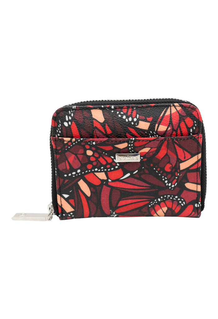 Cartera Chica Vuelo de Mariposa Rojo