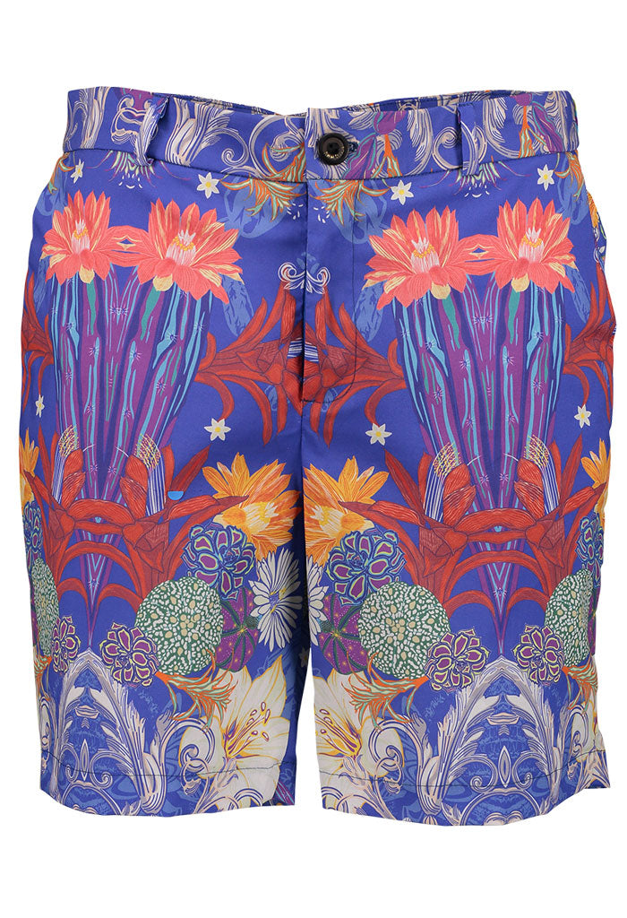 Shorts Amatl Cactáceas Jardín Botánico Azul