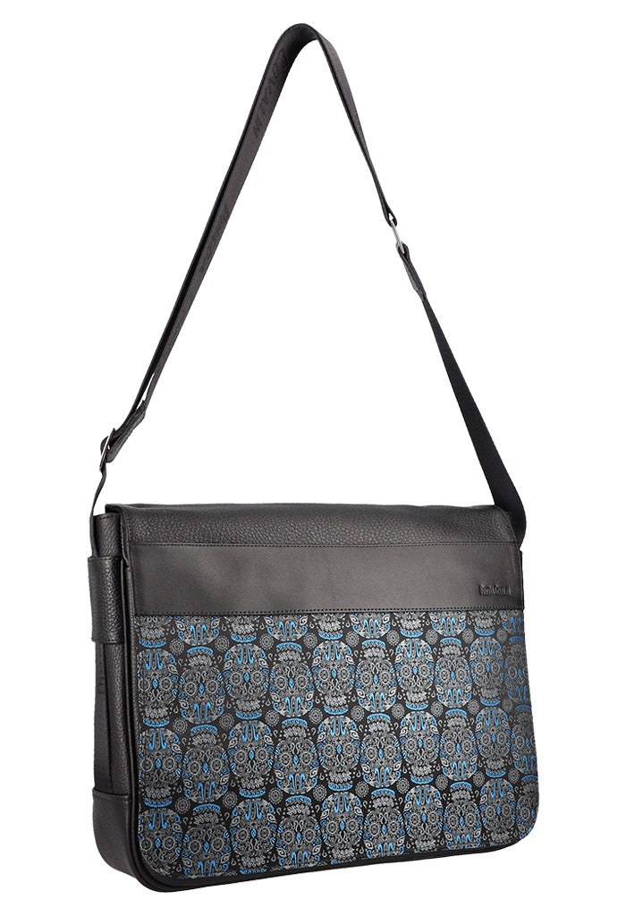 Porta Laptop Cheeh Tzompantli Azul