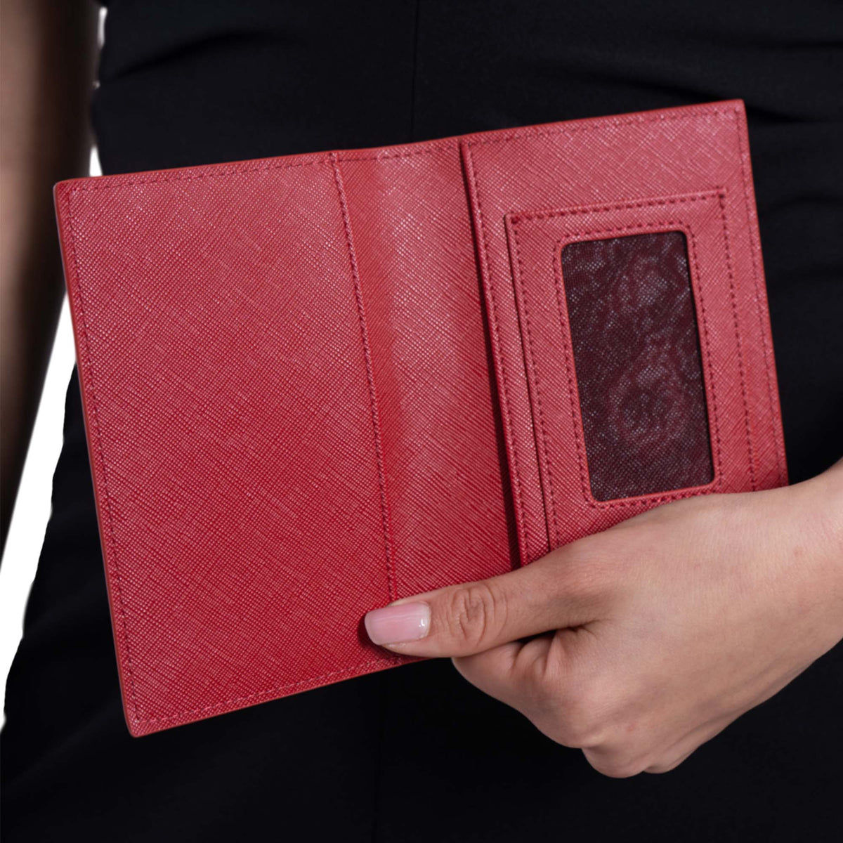 Porta Pasaporte Xuul Saffiano Urraca Mexicana