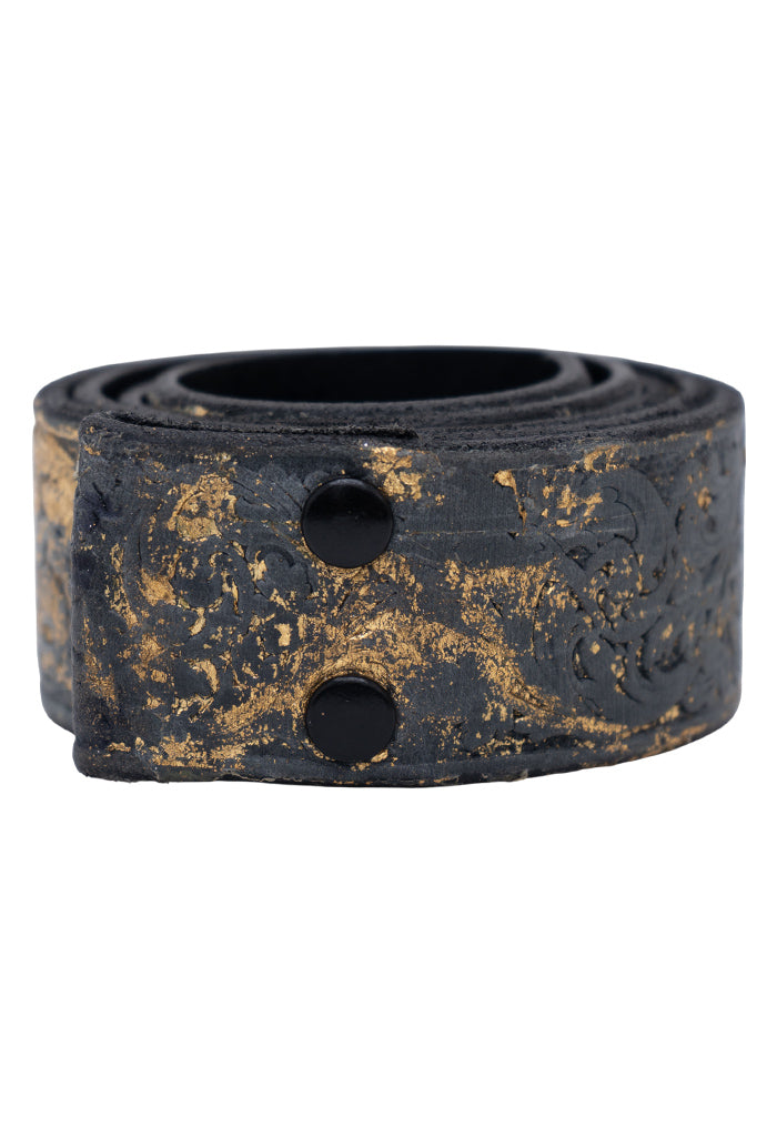 Cinturón Piel Grabada Foil