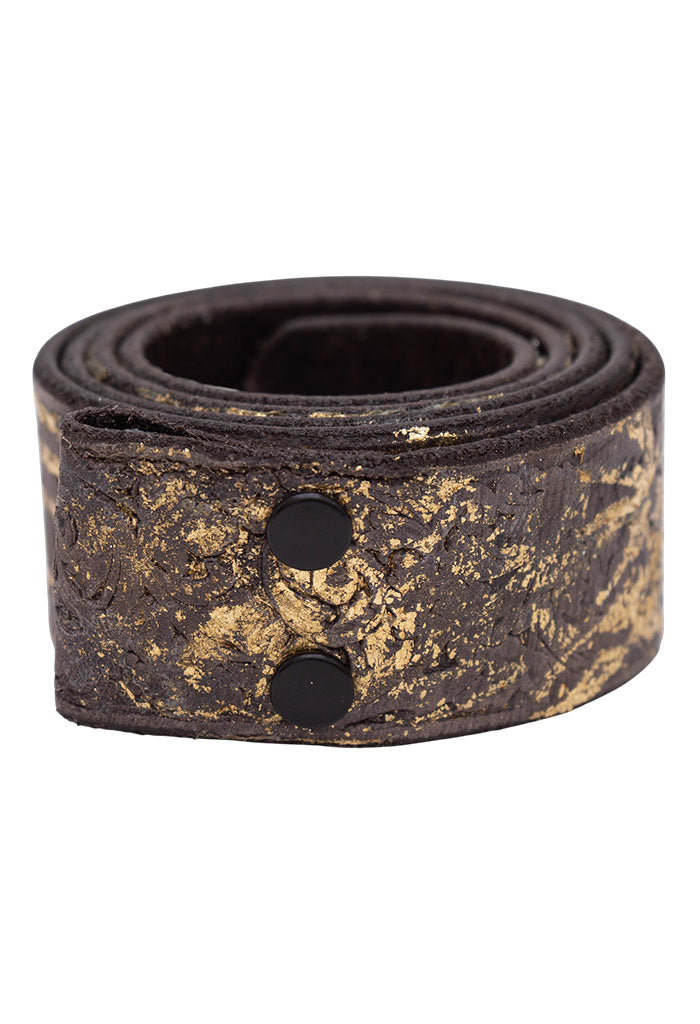 Cinturón Piel Grabada Foil