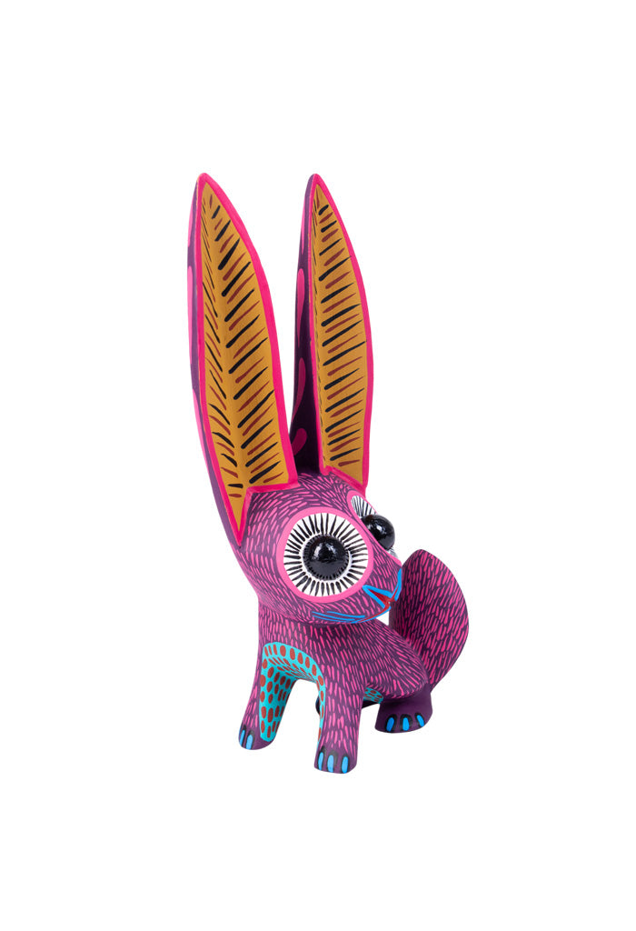 Alebrije Liebre Chico Rosáceo