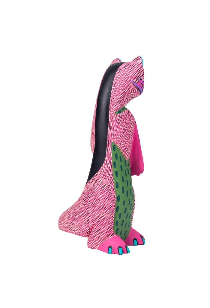 Alebrije Nutria Chico Rosa