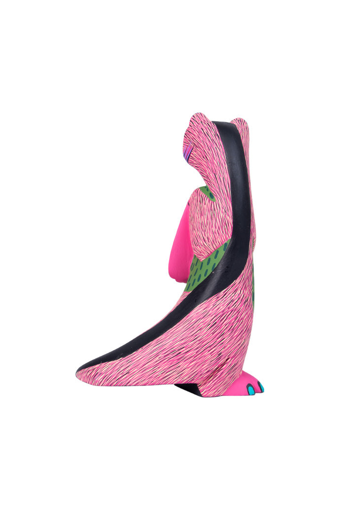 Alebrije Nutria Chico Rosa