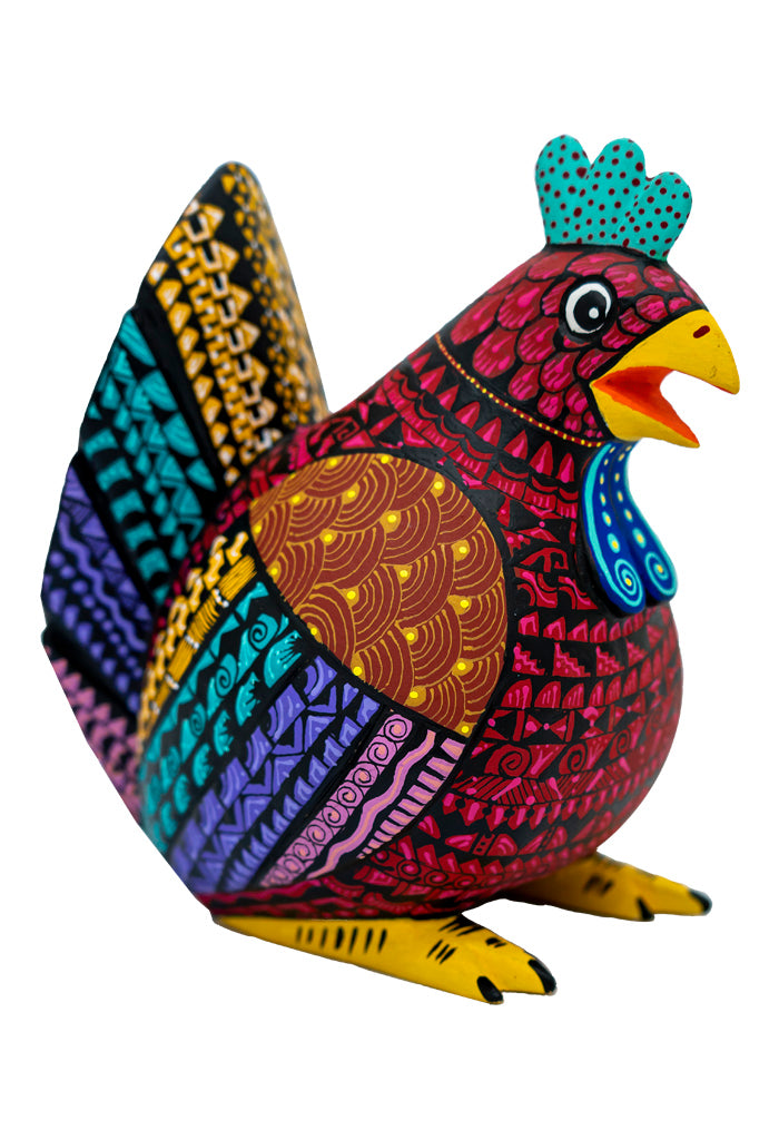 Alebrije Gallina Carmesí