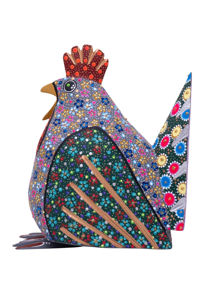 Alebrije Gallina Alas Esmeraldas