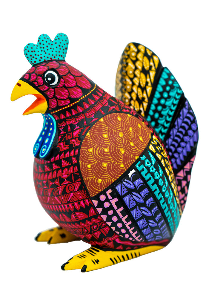 Alebrije Gallina Carmesí