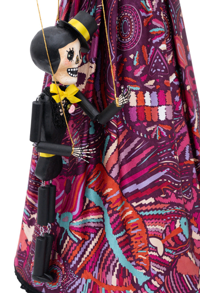 Catrina Titiritera 75 cm  Viaje al Mictlán