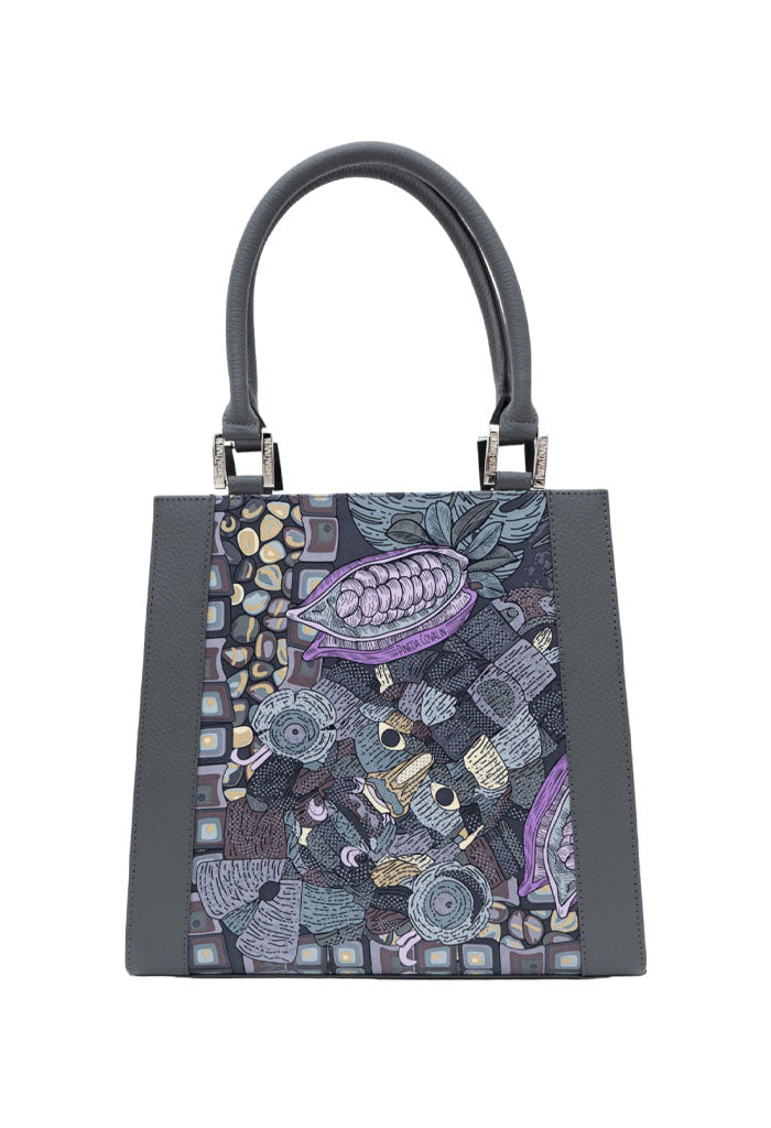 Bolsa Yaab Gris Máscara de Jade Gris/Rosa