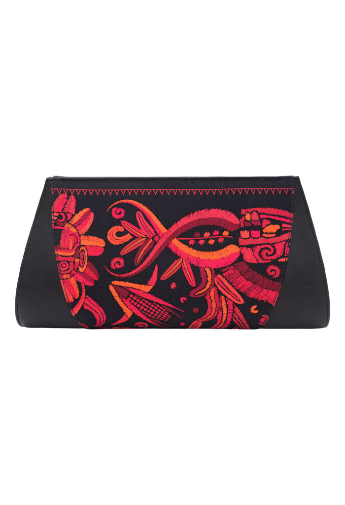 Bolsa Sen Quetzalcóatl Negro/ Rojo