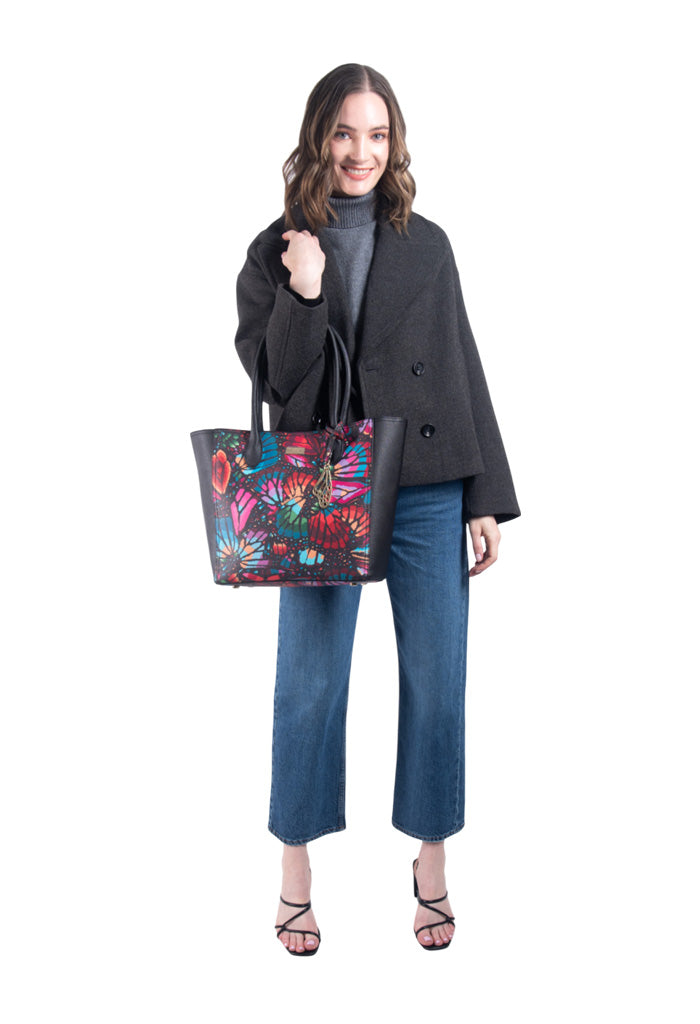 Tote Kuuch Saffiano Mariposa Bordada