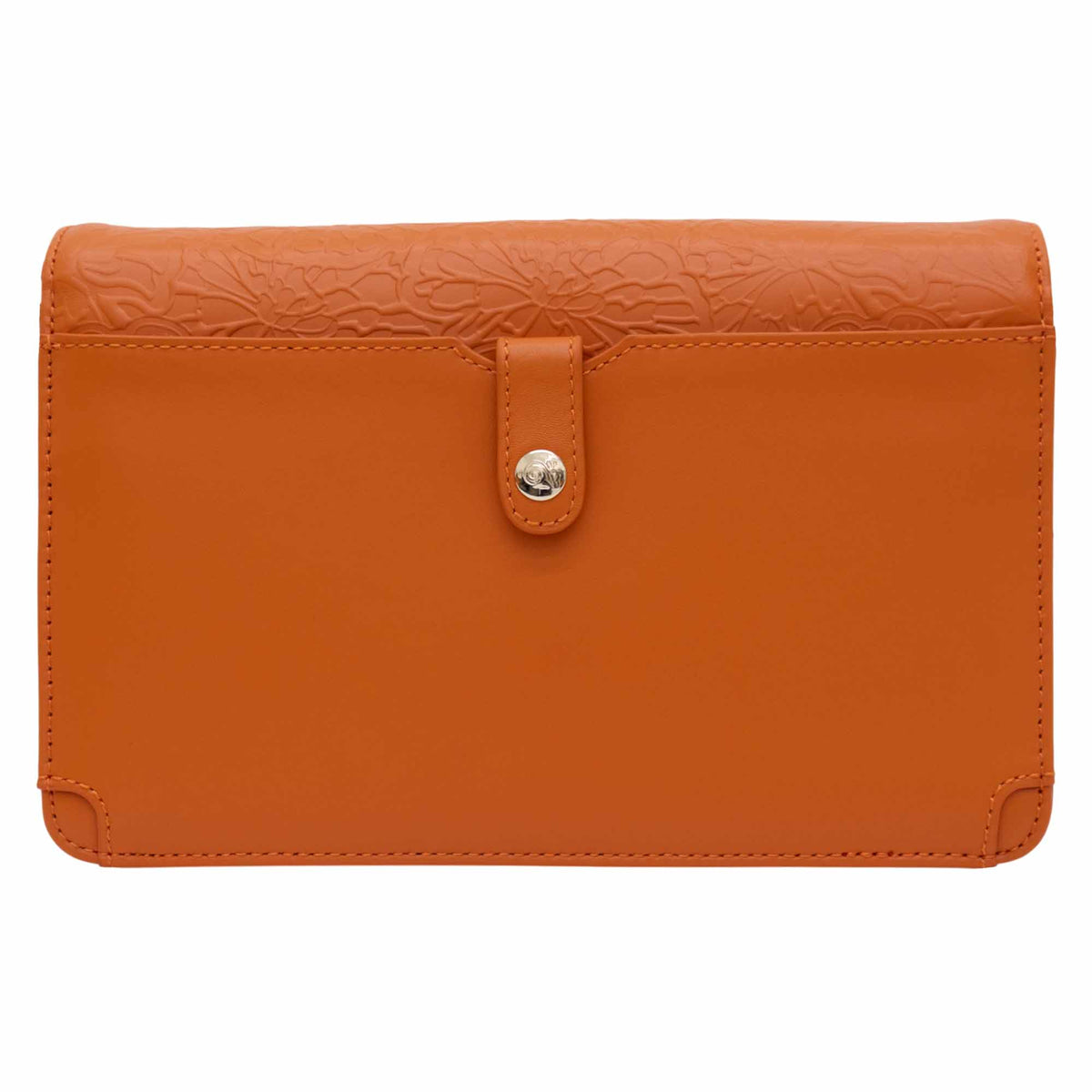 Bolsa Kalan  Piel Grabado Cempasúchil