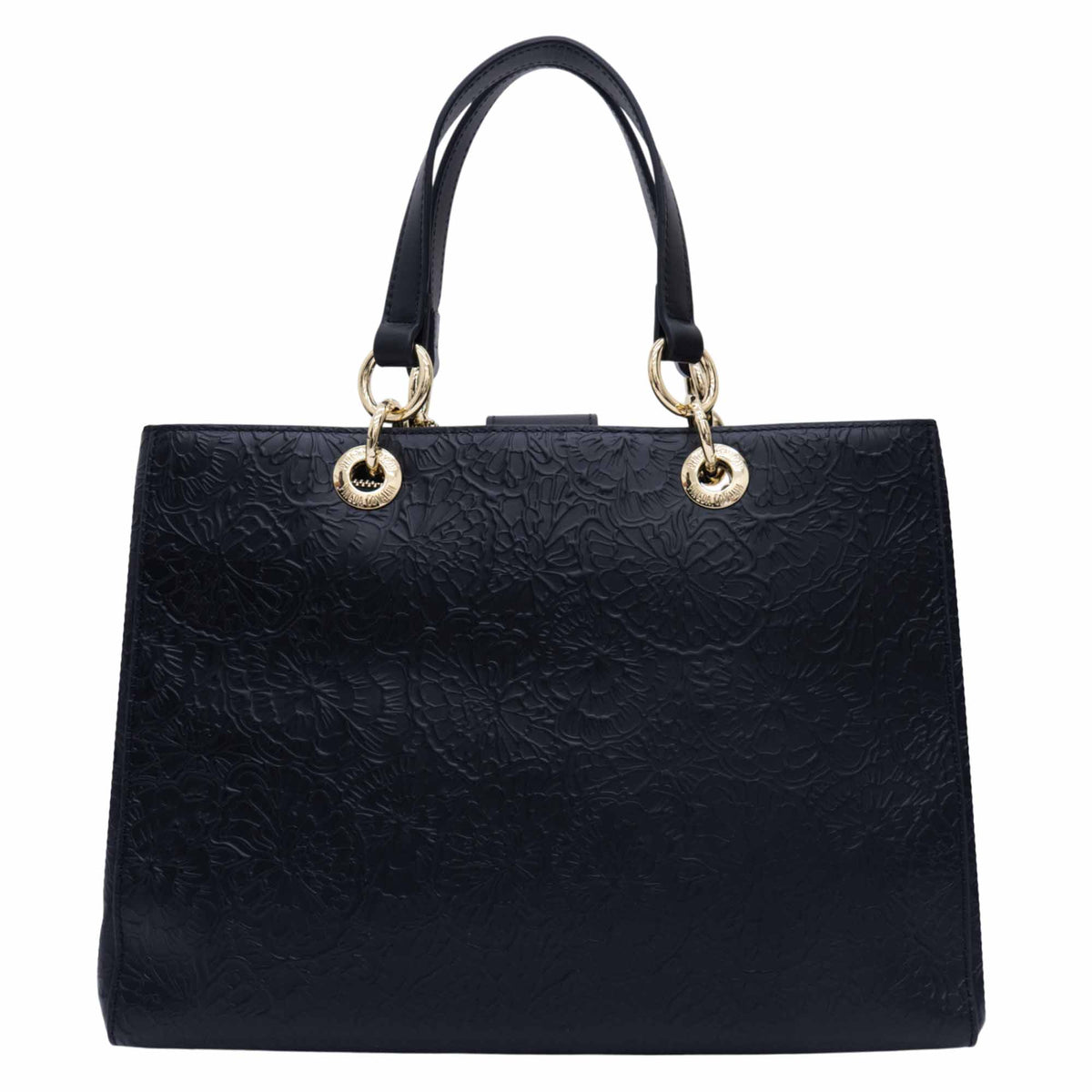Bolsa Kaxan Piel Grabado Cempasúchil