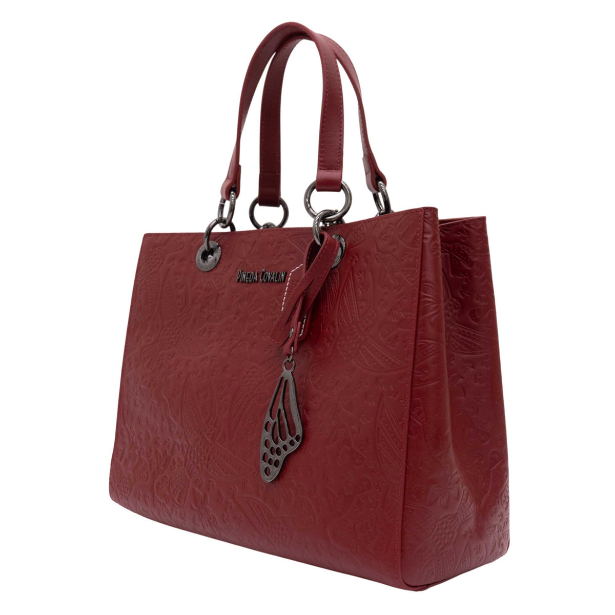 Bolsa Kaxan Piel Grabado Colibrí