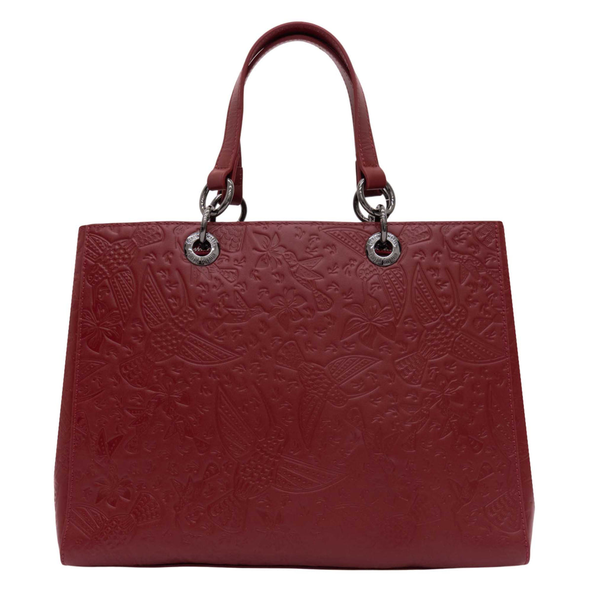 Bolsa Kaxan Piel Grabado Colibrí