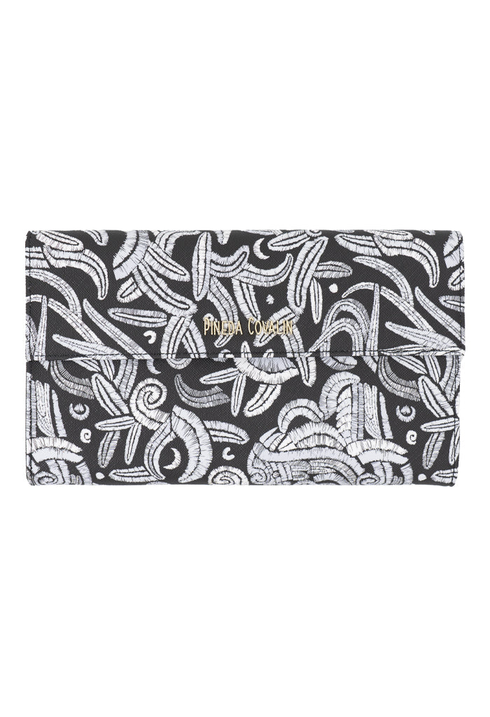 Bolsa Baas Saffiano Quetzalcóatl Blanco/Negro