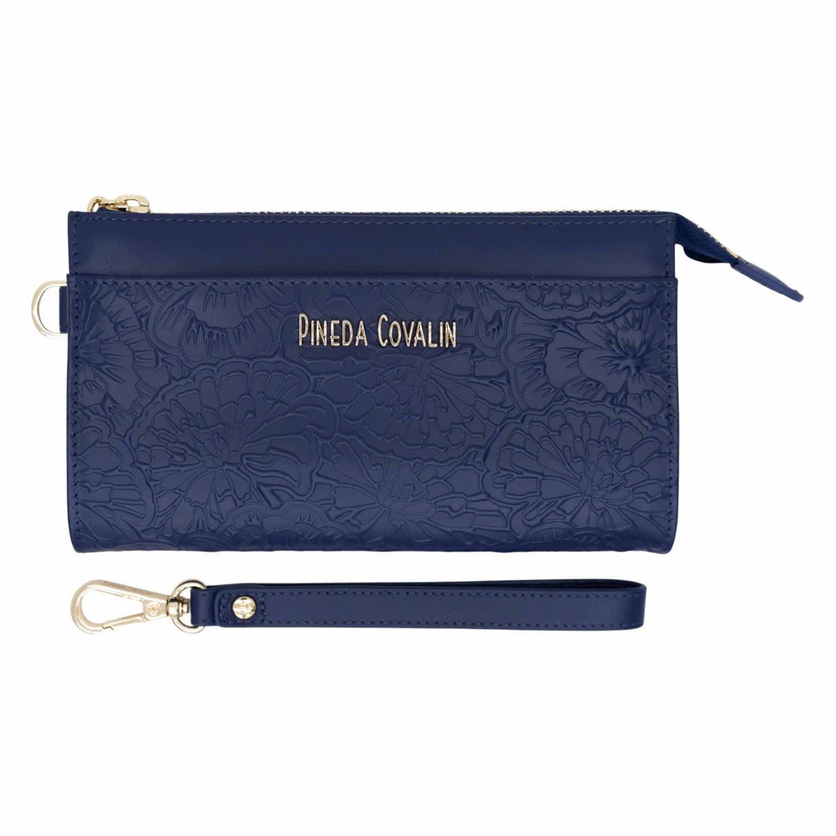 Bolsa Chéen Piel Grabado Cempasúchil