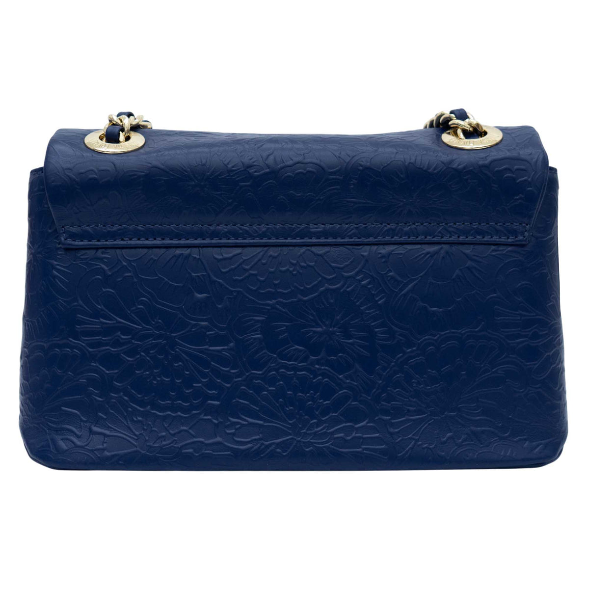Bolsa Tusbel Piel Mini Piel Grabado Cempasúchil