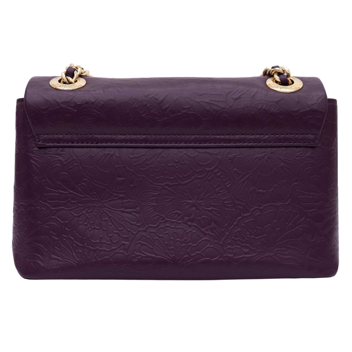 Bolsa Tusbel Piel Mini Piel Grabado Cempasúchil