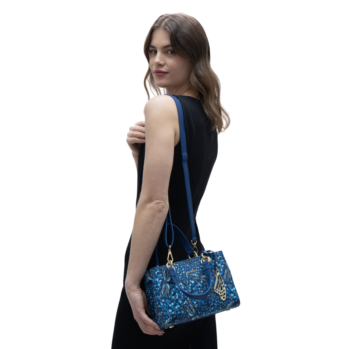 Mini Satchel Kaxan  Saffiano Libélula