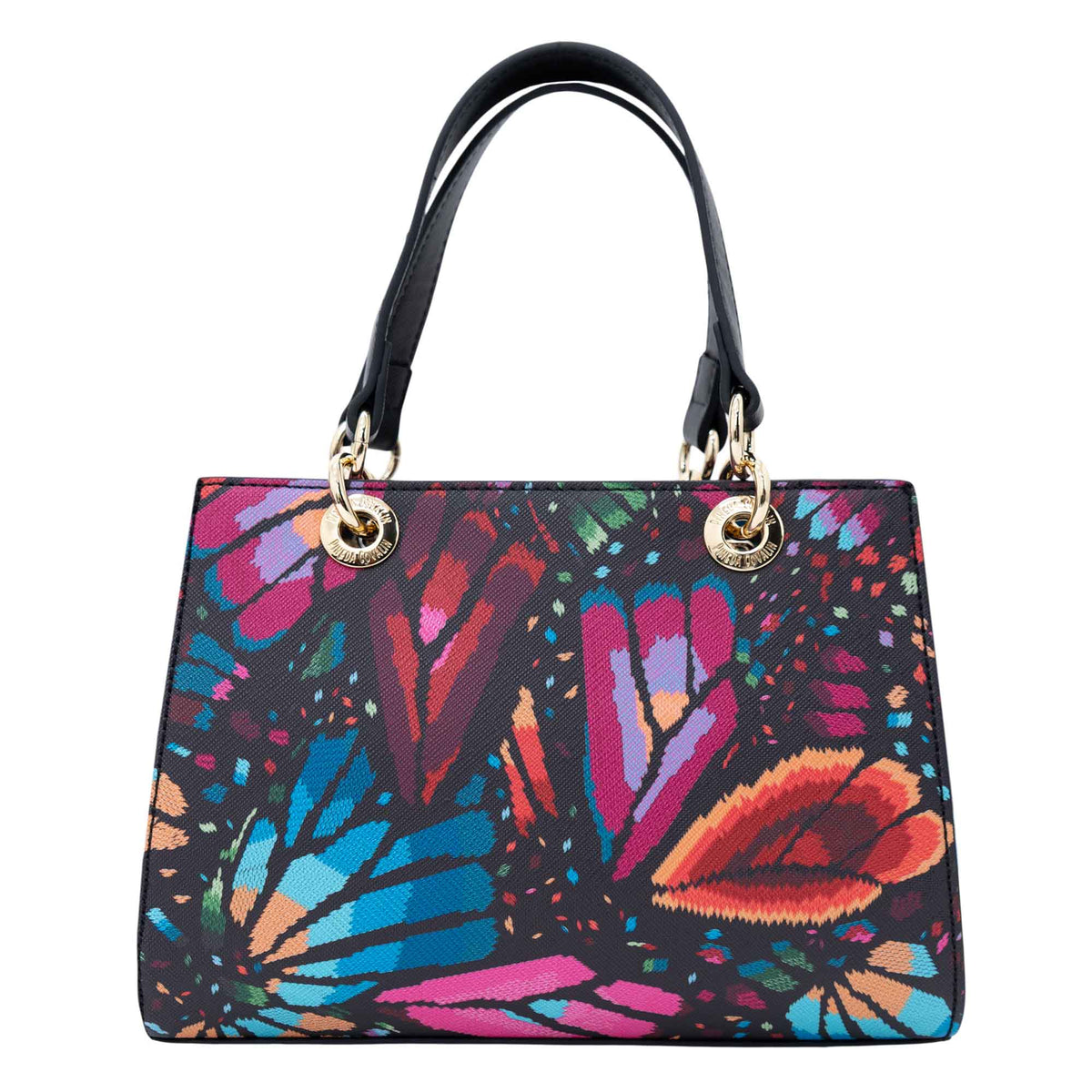 Mini Satchel Kaxan Saffiano Mariposa Bordada