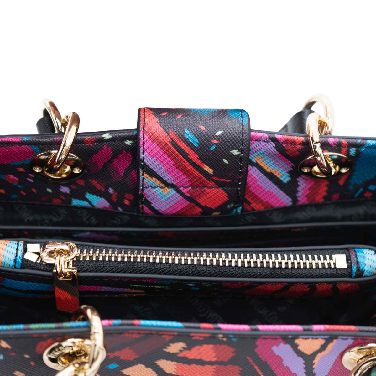 Mini Satchel Kaxan Saffiano Mariposa Bordada