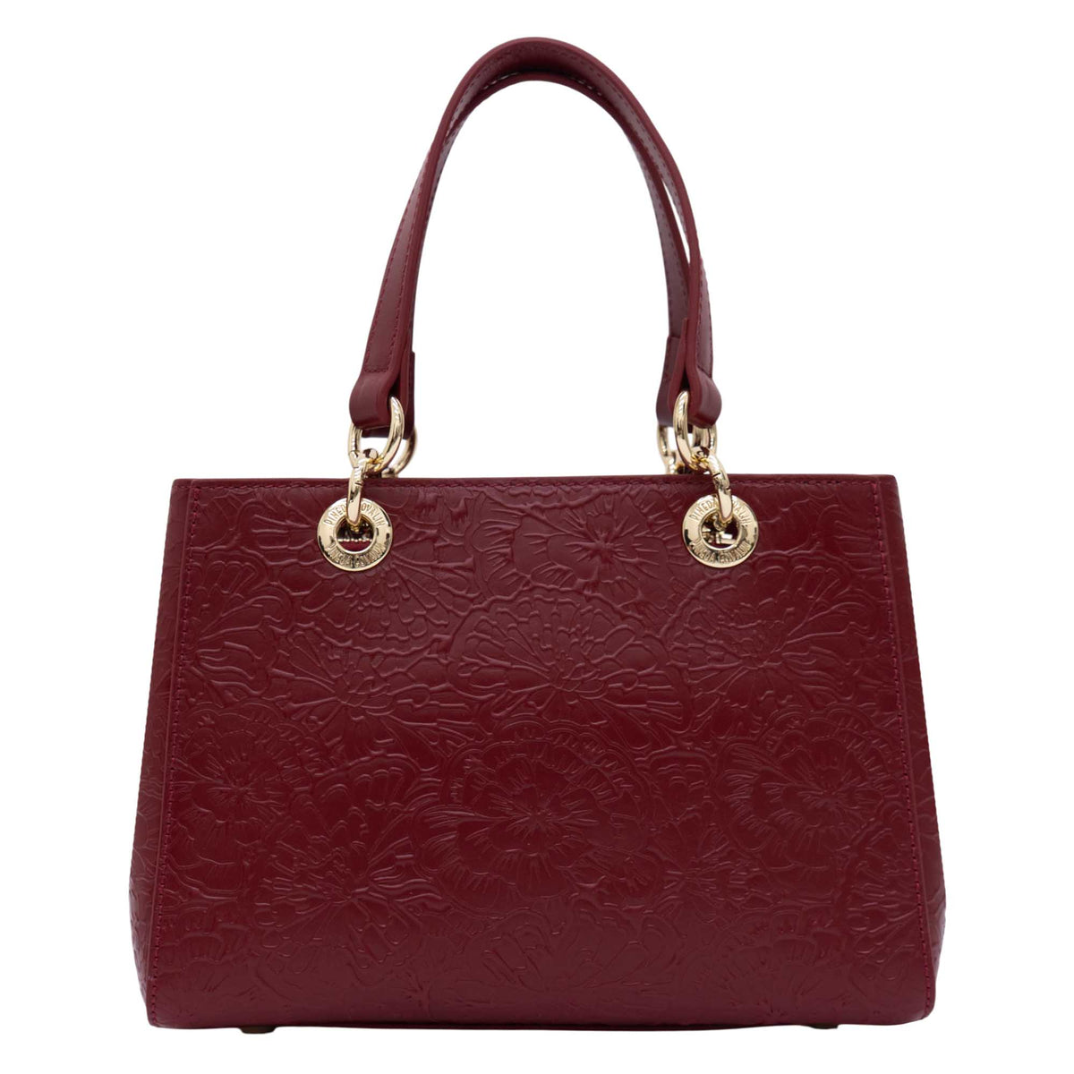 Mini Satchel Kaxan Piel Grabado Cempasúchil