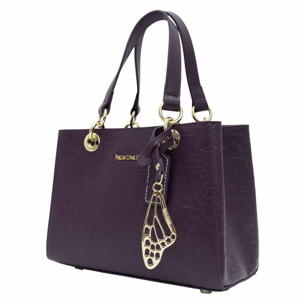 Mini Satchel Kaxan Piel Grabado Cempasúchil
