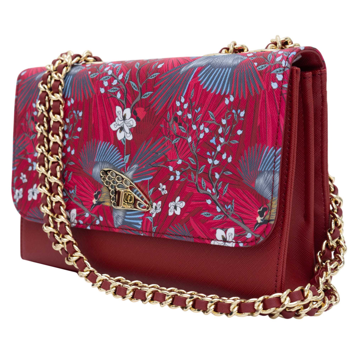 Crossbody Taman  Saffiano Urraca Mexicana