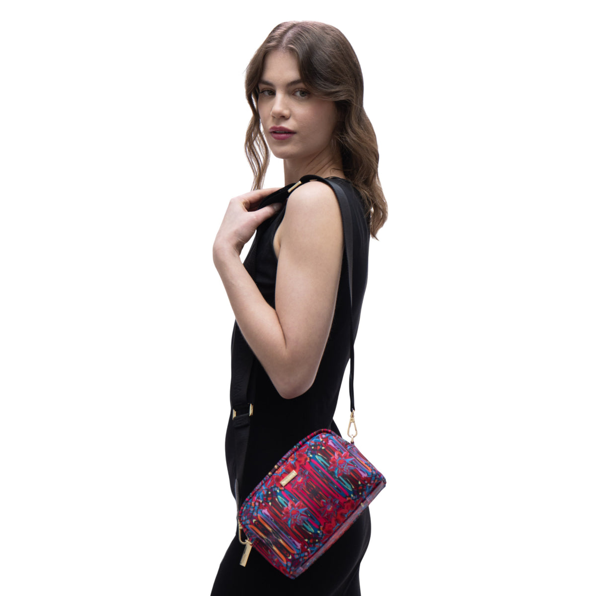 Crossbody Muxan Nylon Arte Efímero