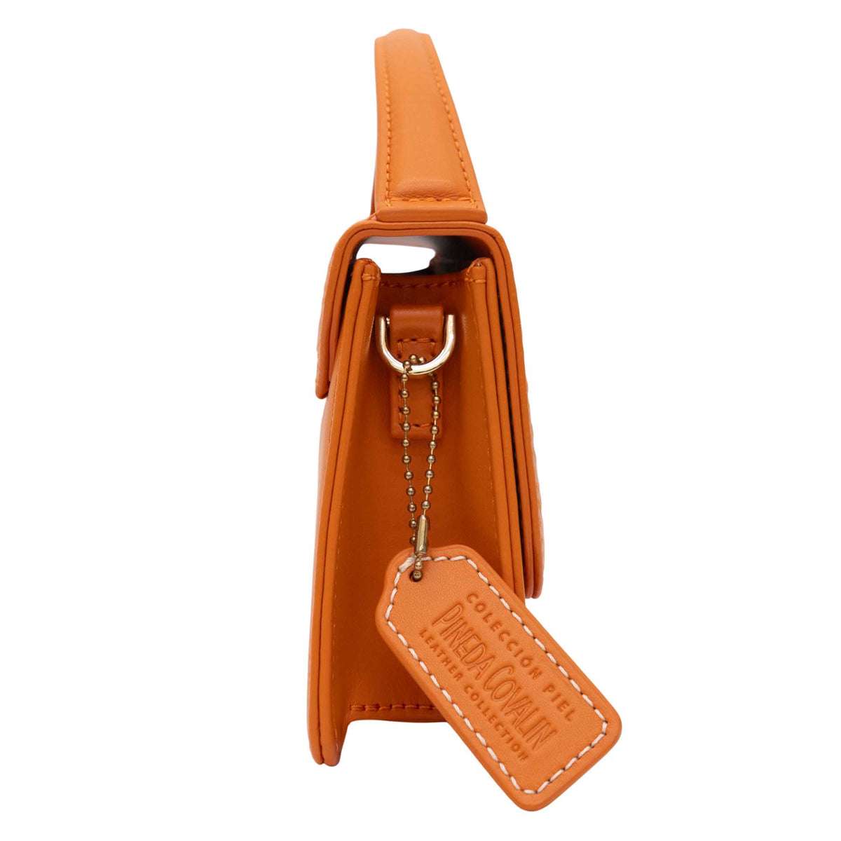 Mini Crossbody Sihul Piel Grabado Cempasúchil