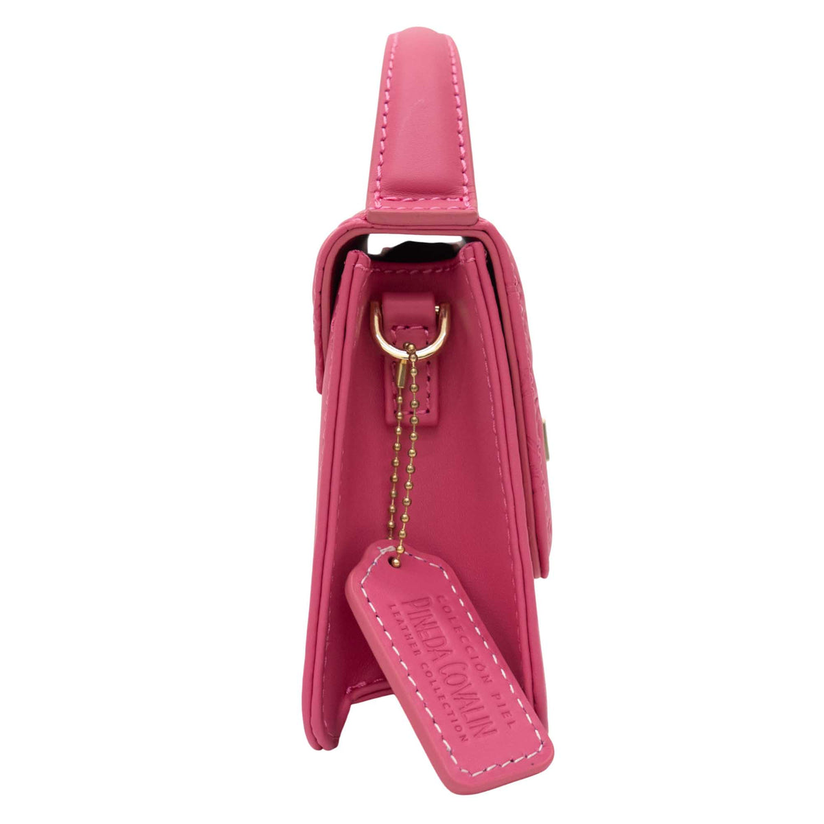 Mini Crossbody Sihul Piel Grabado Colibrí