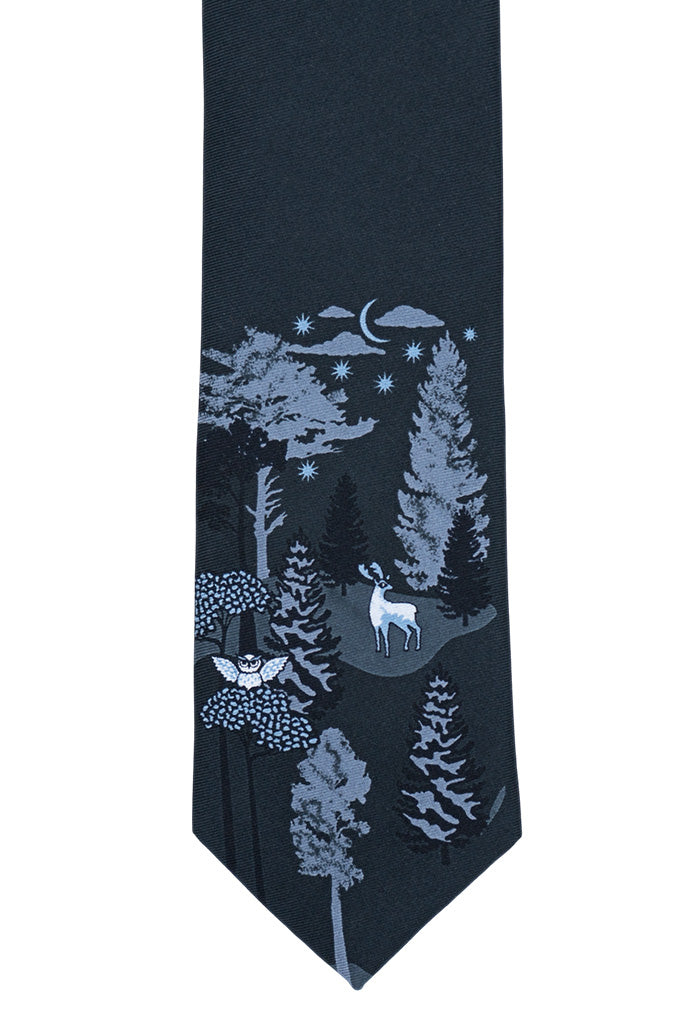 Corbata Animales Nocturnos 6 cm