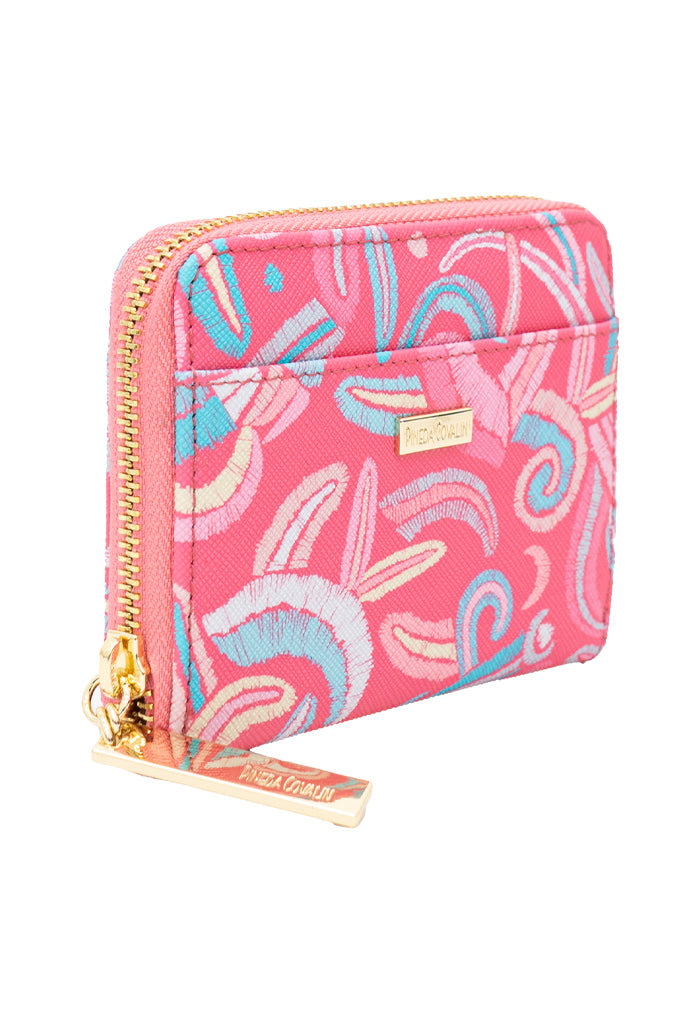 Cartera Chica Saffiano Quetzalcóatl Coral