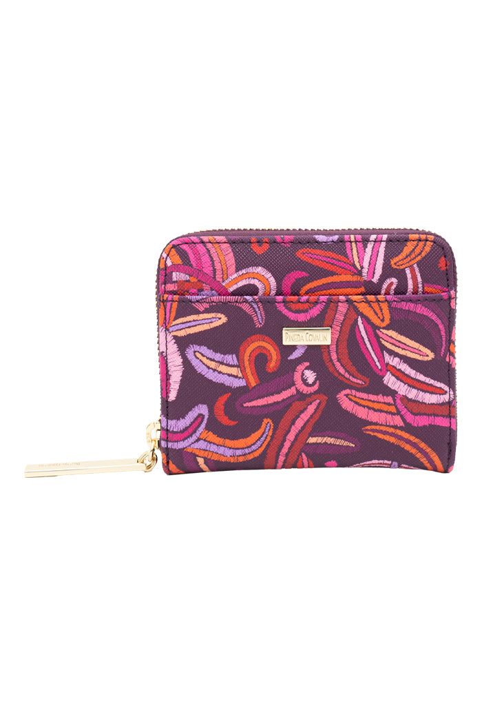 Cartera Chica Saffiano Quetzalcóatl Fucsia