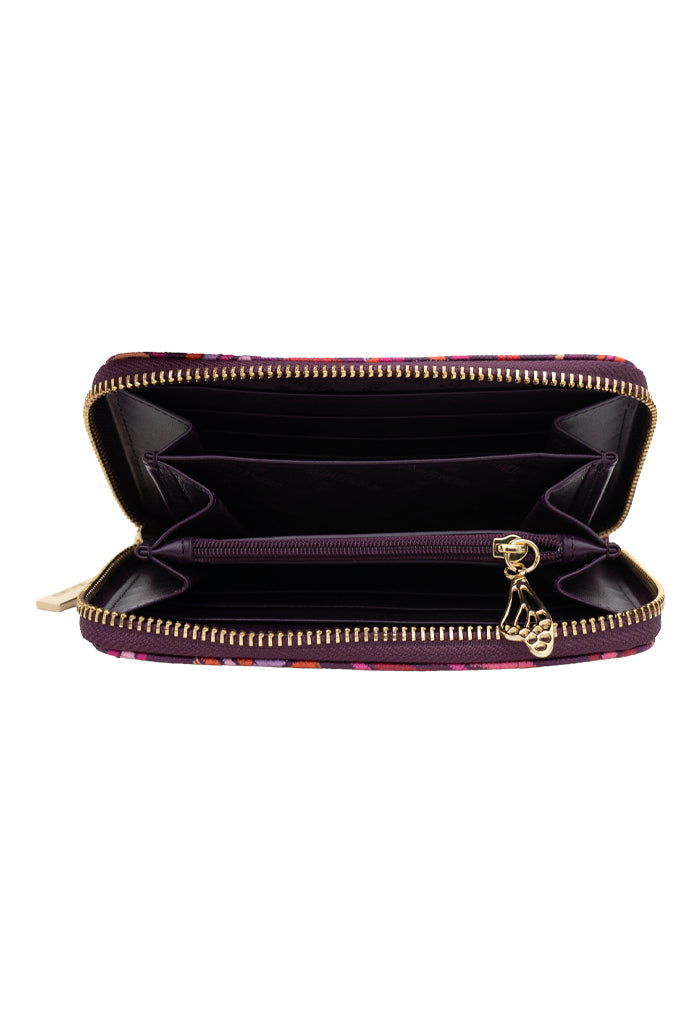 Cartera Mediana Saffiano Quetzalcóatl Fucsia