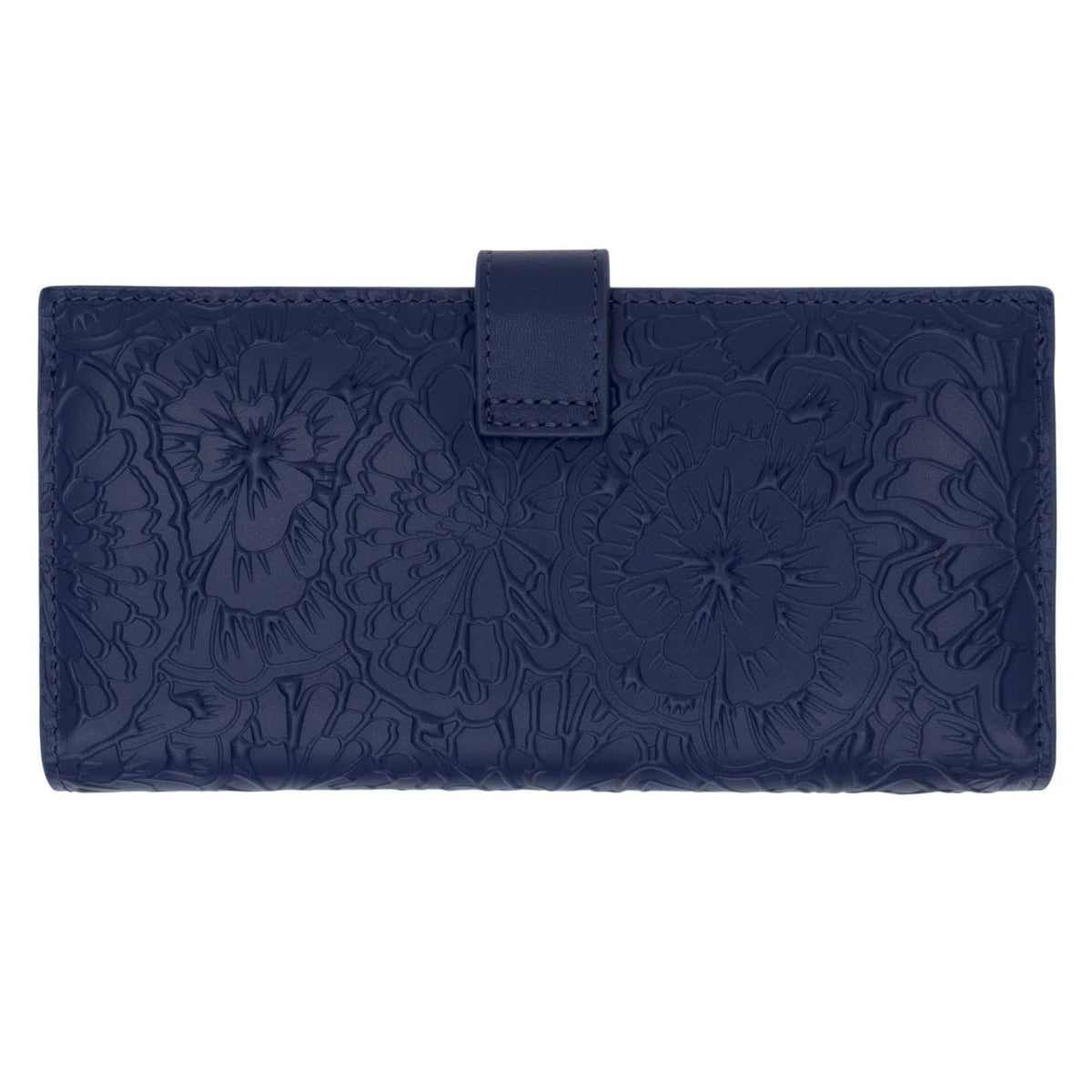 Cartera Grande Xook Piel Grabado Cempasúchil