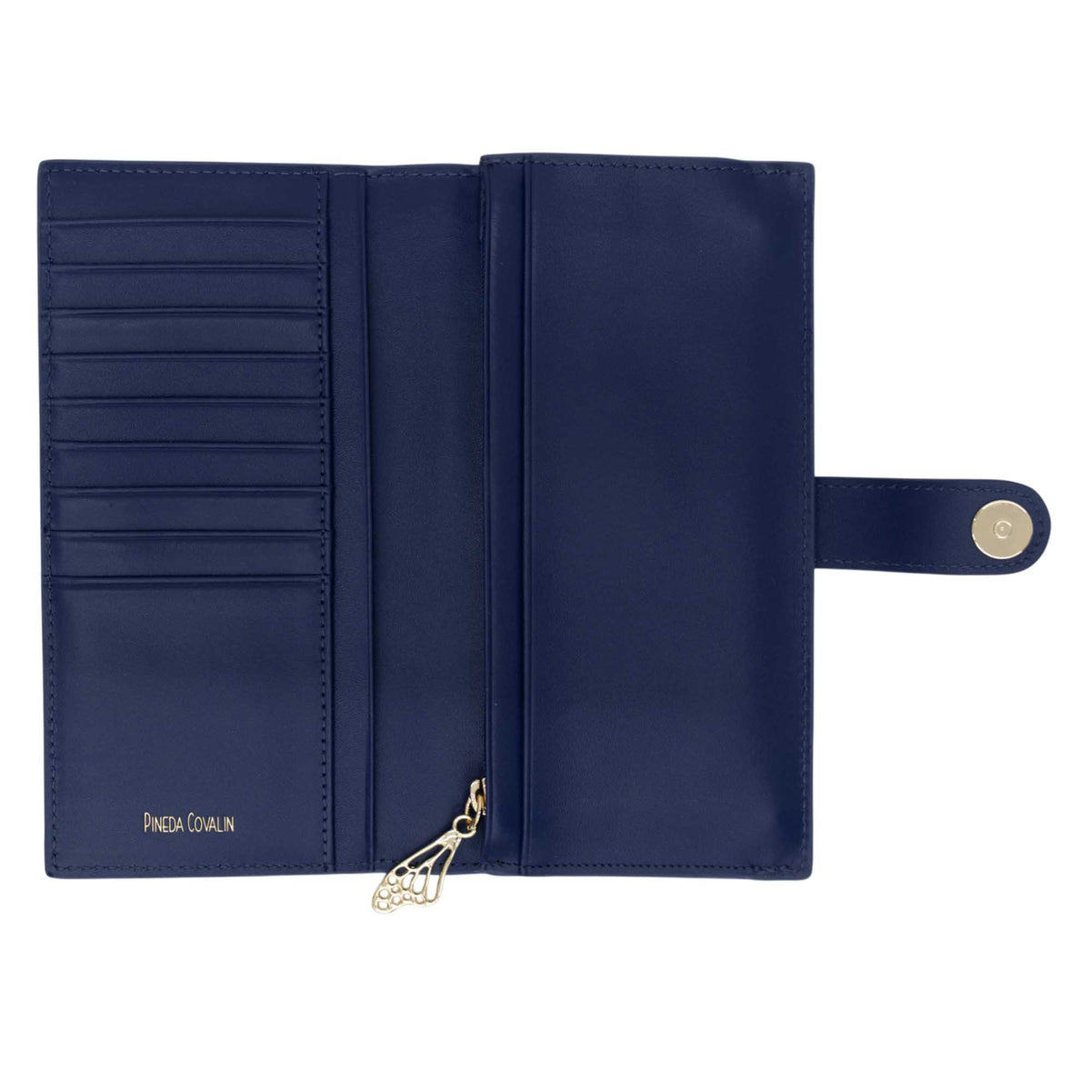 Cartera Grande Xook Piel Grabado Cempasúchil