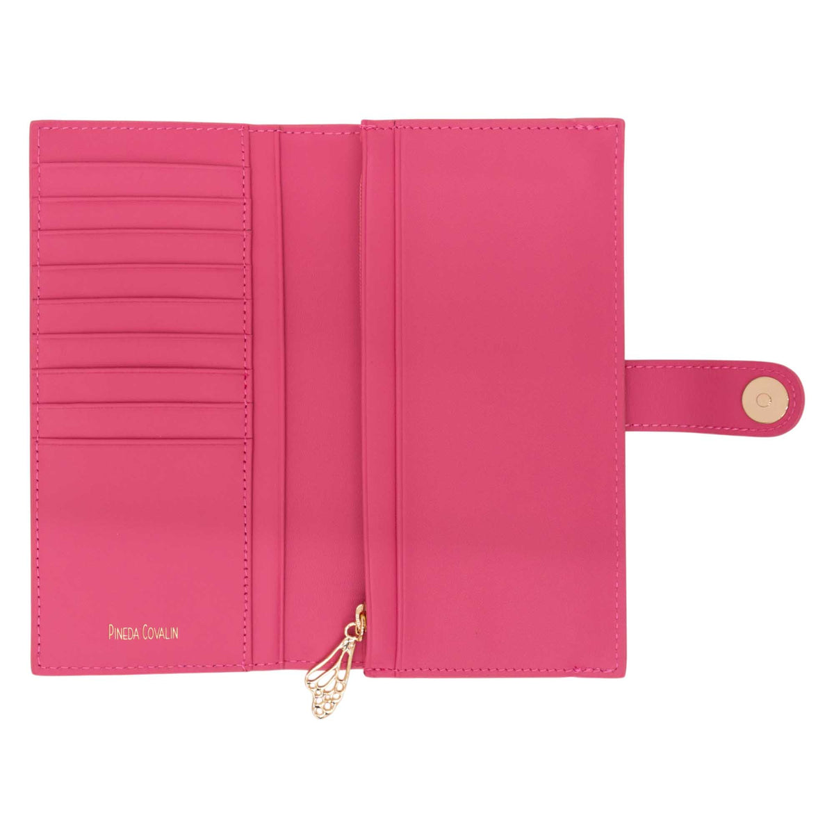 Cartera Grande Xook Piel Grabado Colibrí