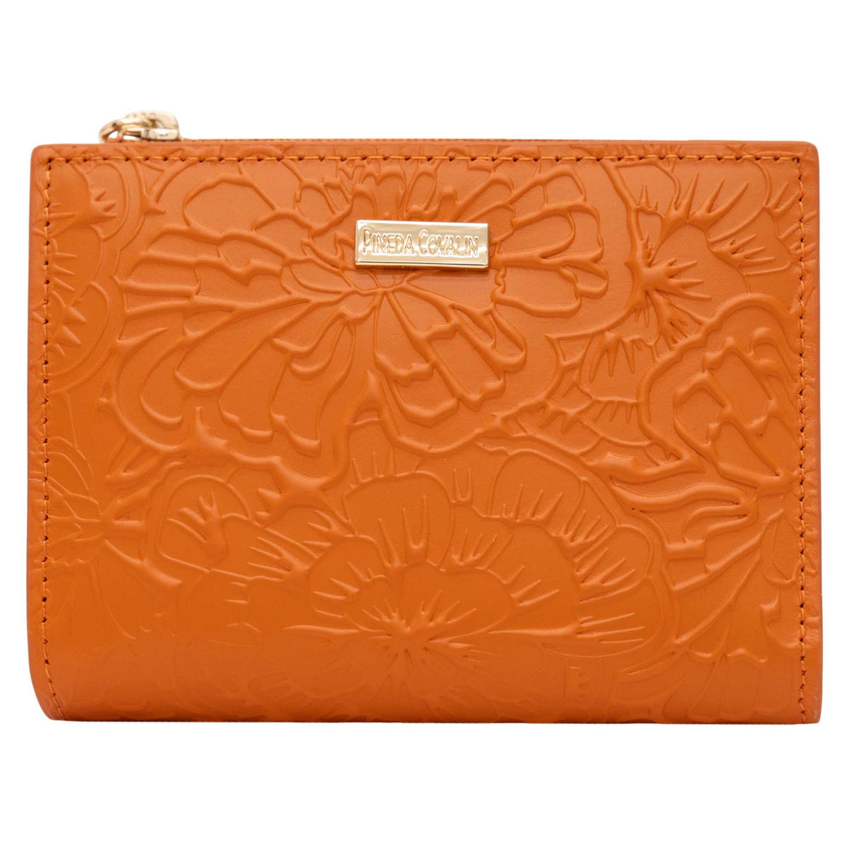 Cartera Chica Yemal Piel Grabado Cempasúchil