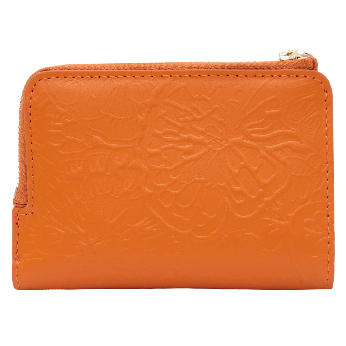 Cartera Naay Piel Pineda Covalin Grabado Cempasúchil