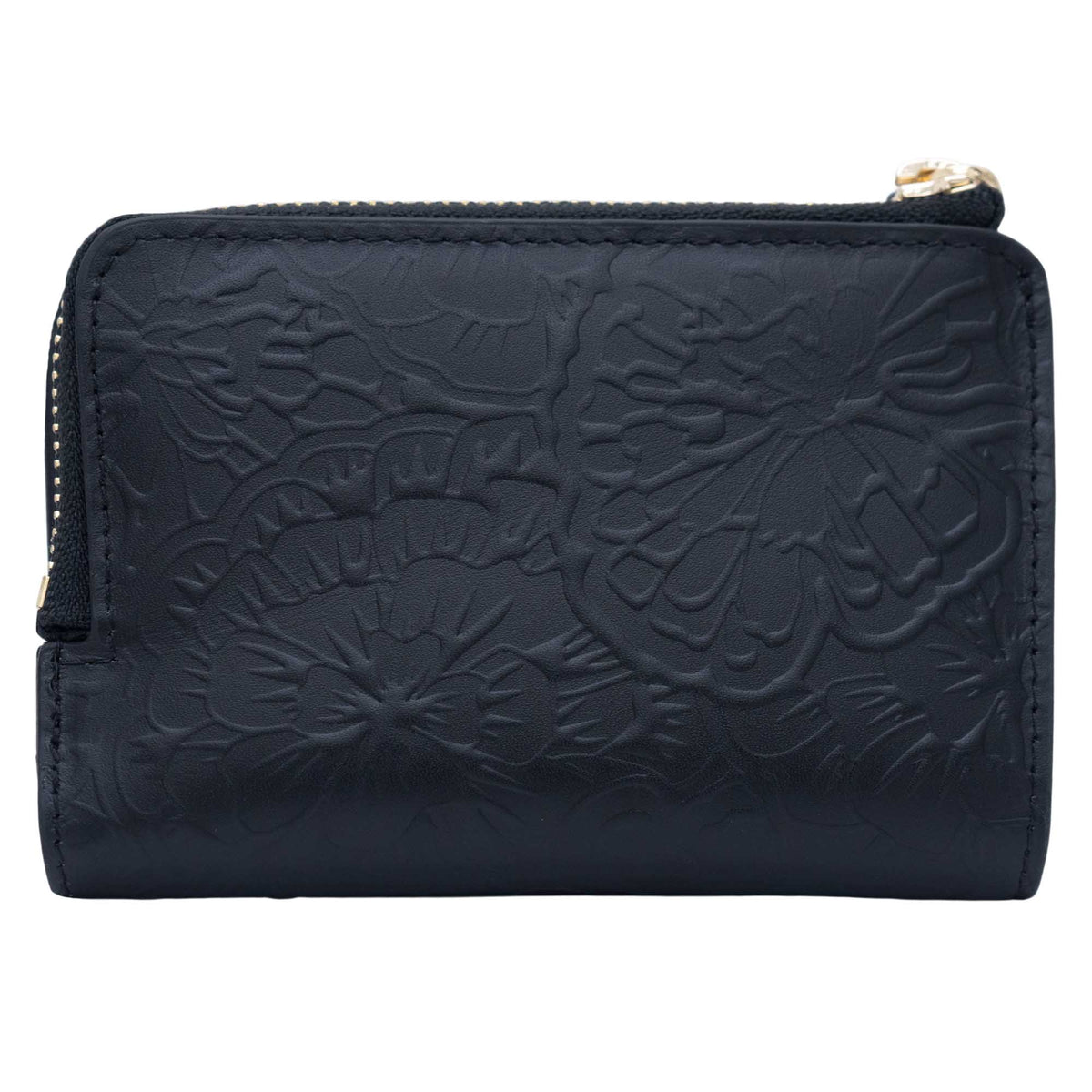 Cartera Naay Piel Pineda Covalin Grabado Cempasúchil