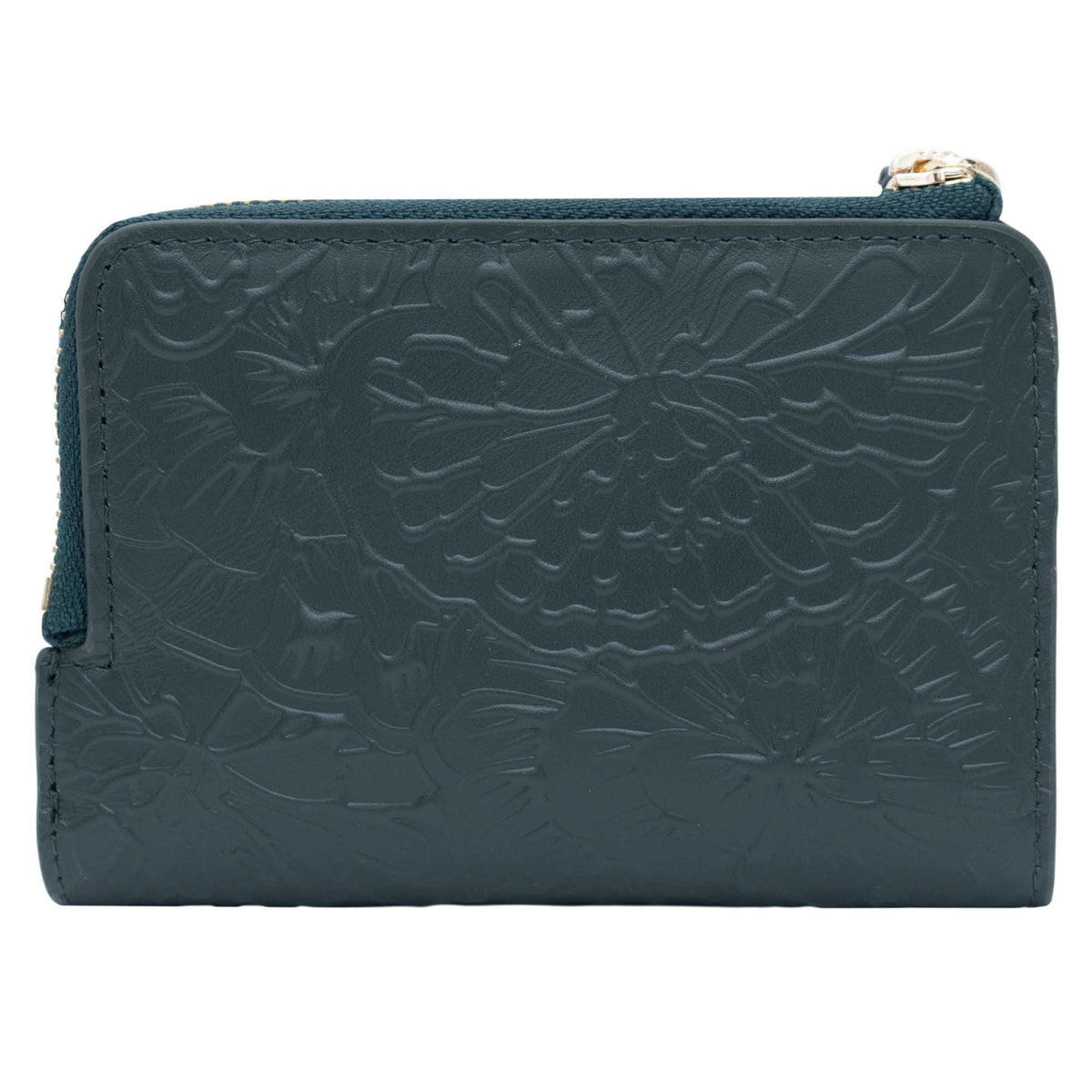 Cartera Naay Piel Pineda Covalin Grabado Cempasúchil