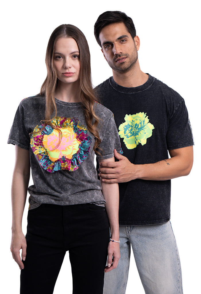 Camiseta  Cempasúchil Mujer Rosa