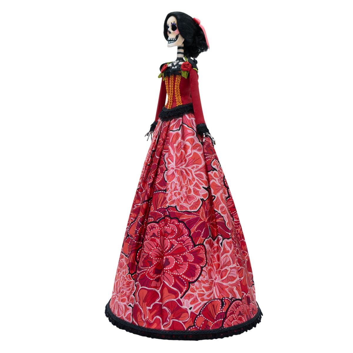 Catrina Cempasúchil Rojo