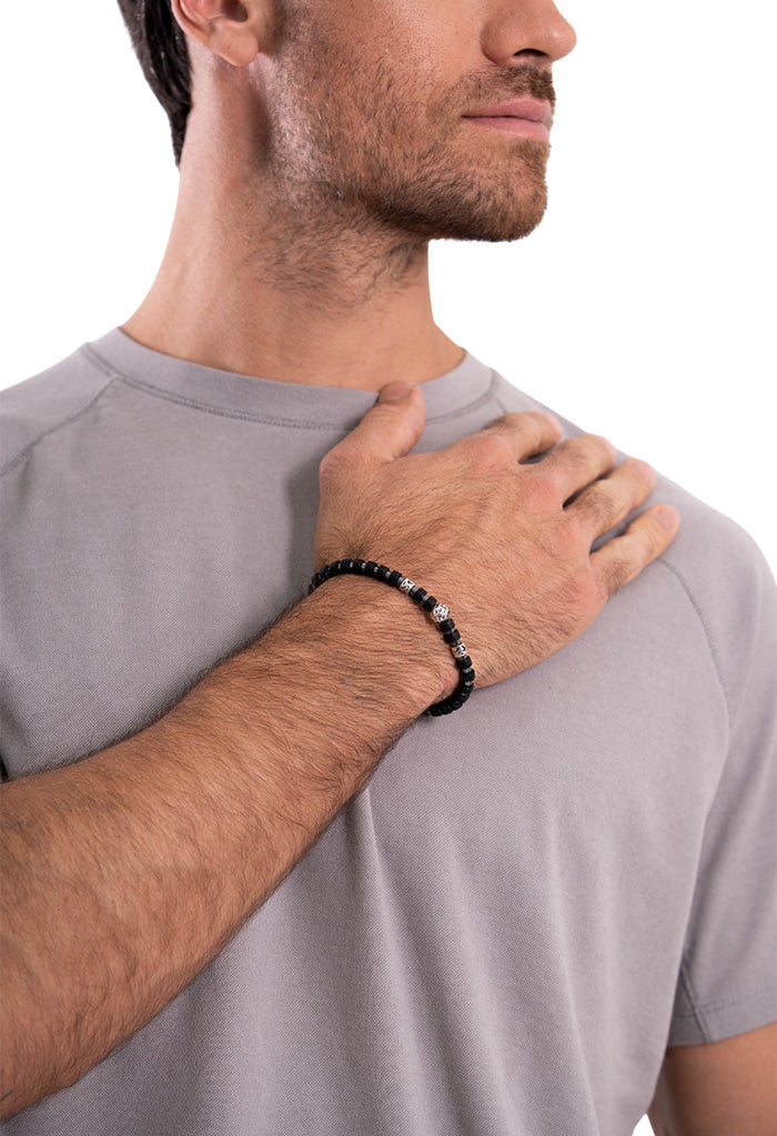 Pulsera Puente Entre Mundos Obsidiana