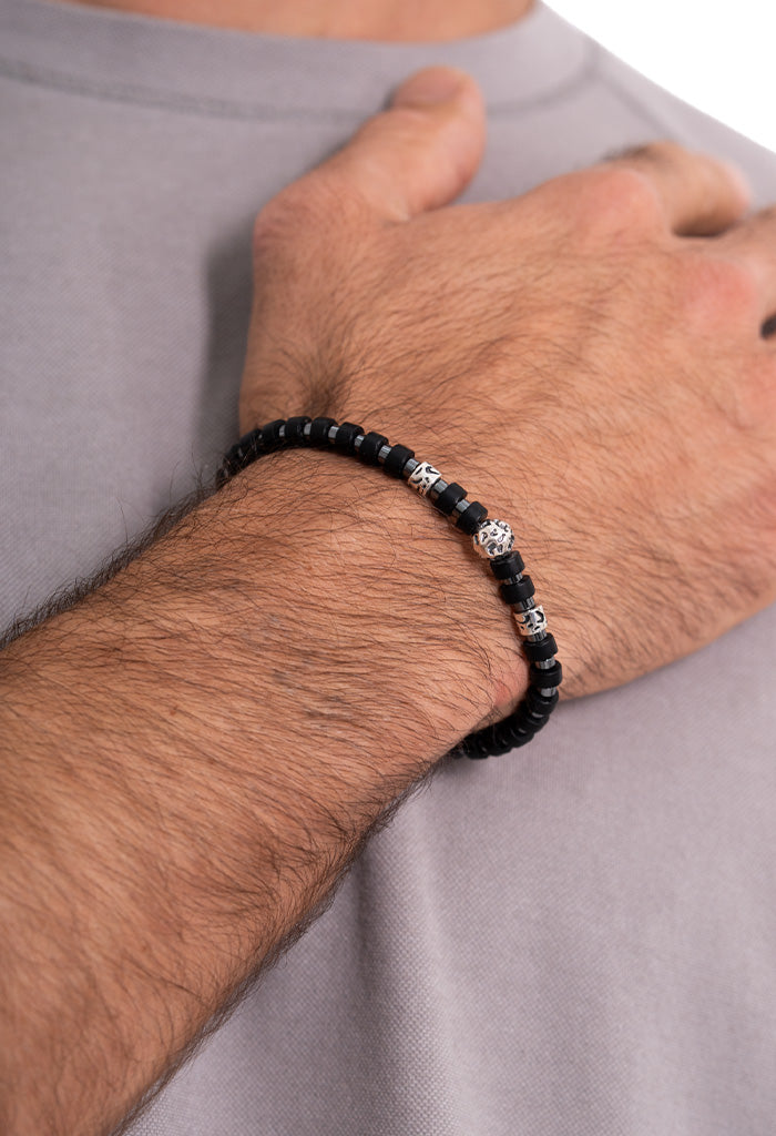 Pulsera Puente Entre Mundos Obsidiana