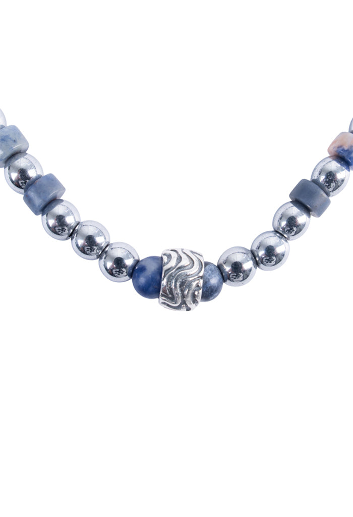 Pulsera Onda Elementos Plata